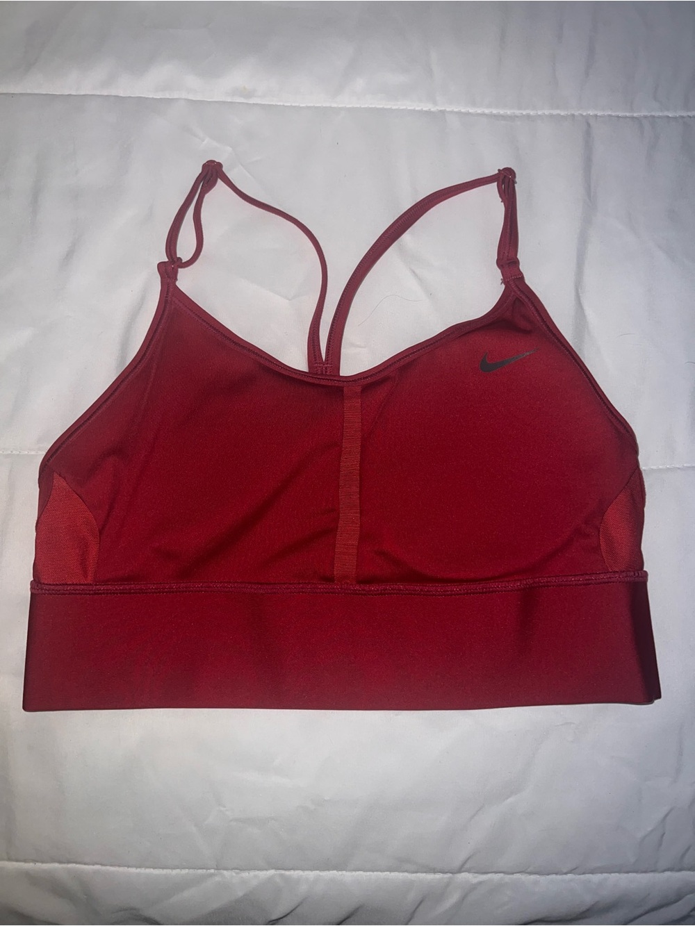Nike Women's Crimson Strappy Low-Impact Sports Bra